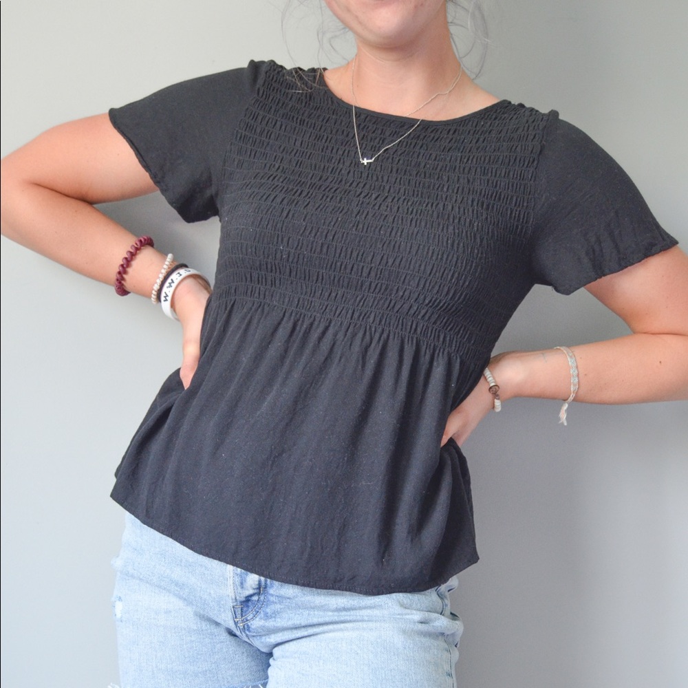 Black babydoll shirt (very comfortable)